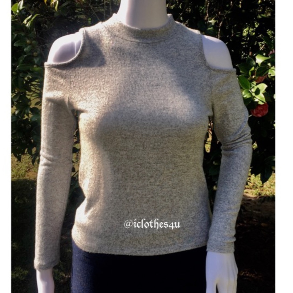 Soft Touch Cold Shoulder Sweater